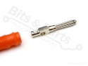 Banaanstekker/banaanplug 4mm rood